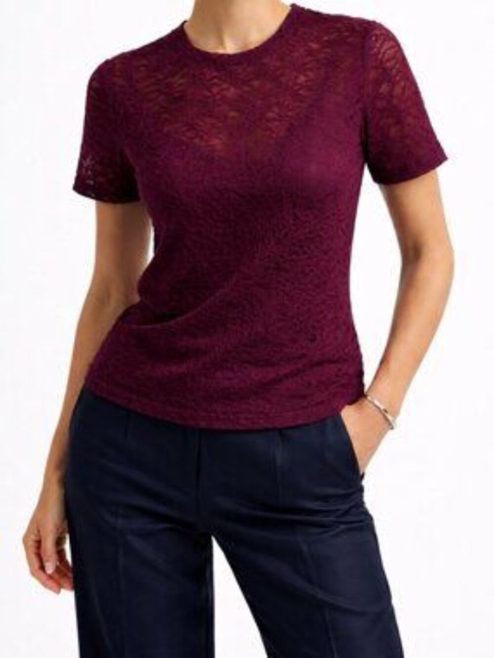 Lace T-Shirt New With Tags